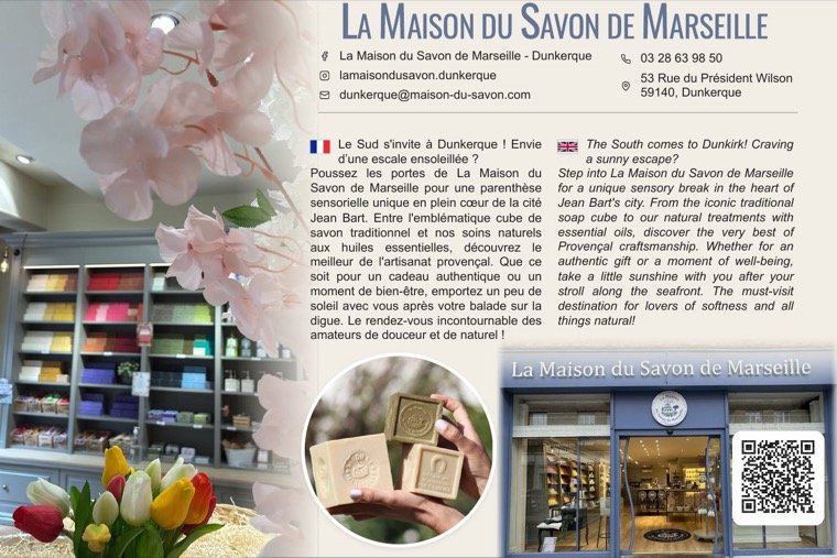 La page de La Maison du Savon de Marseille dans le magazine