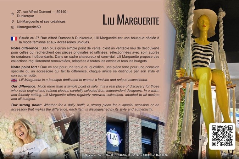 La page de Lili Marguerite dans le magazine