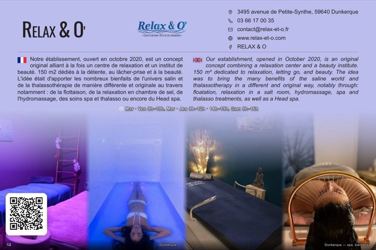 La page de Relax & O&rsquo; dans le magazine