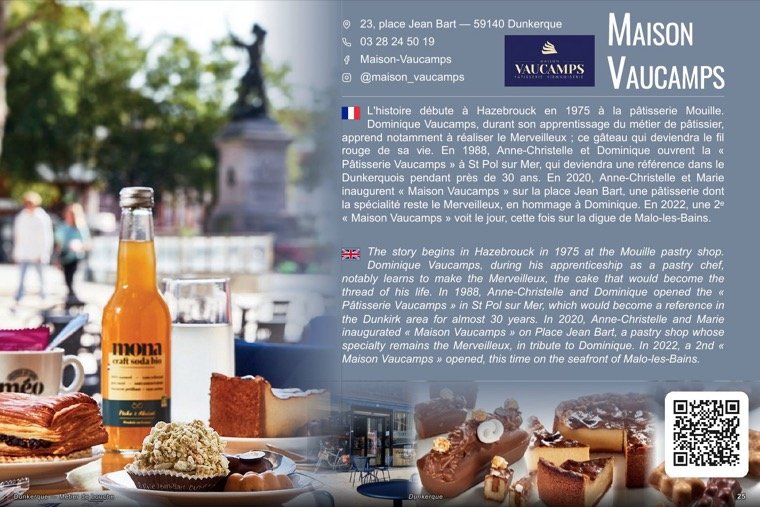 La page de Maison Vaucamps dans le magazine