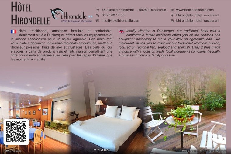 La page de Hôtel Hirondelle dans le magazine