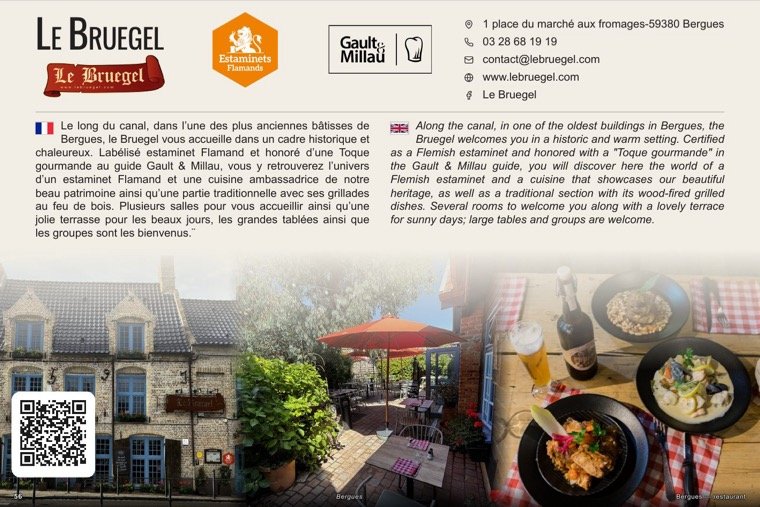 La page de Le Bruegel dans le magazine